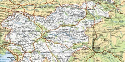 ನಕ್ಷೆ ಉತ್ಪಾದನೆ ಸ್ಲೊವೇನಿಯಾ
