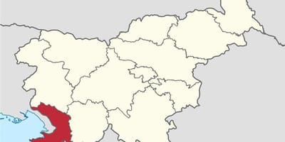ನಕ್ಷೆ ಕರ್ಸ್ಟ್ ಸ್ಲೊವೇನಿಯಾ